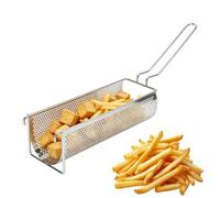 French Fries Basket - Stainless Steel | Fryer Filter Tray
