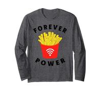French Fries Forever Power T-Shirt Fryday Chemise Frites Manche Longue