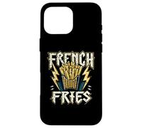 French Fries Heavy Metal World Tour Hardcore Music Coque pour iPhone 16 Pro Max