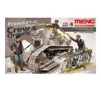 French Ft-17 Light Tank Crew & Orderly - 1:35e - Meng-model G