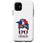 French Girl French Heritage France Flag Coque pour iPhone 11
