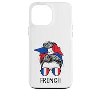 French Girl French Heritage France Flag Coque pour iPhone 13 Pro Max
