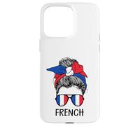 French Girl French Heritage France Flag Coque pour iPhone 15 Pro Max