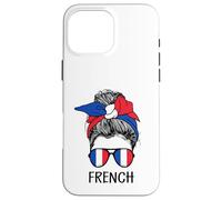 French Girl French Heritage France Flag Coque pour iPhone 16 Pro Max