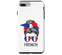 French Girl French Heritage France Flag Coque pour iPhone 7 Plus/8 Plus