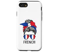 French Girl French Heritage France Flag Coque pour iPhone SE (2020) / 7/8