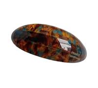 French Hair Clip - Vintage Elegant Styling Accessories, Glossy Acetate Hairstyle Barrette with Strong Spring Metal, Retro Leopard Print Hairpin, Ideal for Thick Thin Long Hair