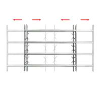 @FRENCH Haute qualité] Luxueux Grille réglable de sécurité de fenêtres et 4 barres 700-1050 mm 591510