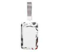 French-High-Heels-Paris Porte-badge vertical en ABS avec film transparent
