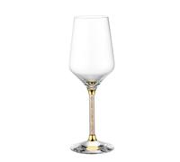 French Home Simple Retro Exquis Gold Diamond Grand verre à vin - Verre à vin doré diamant 450 ml