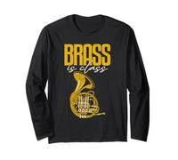 French Horn Brass Is Class Marching Band Orchestra Manche Longue