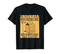 French Humor Lost Motivation Milk Carton Poster Design T-Shirt