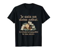 French Humor Moine-Soldat Pillow Fortress T-Shirt