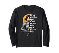 French I Am Not Afraid. I Was Born to Do This. Jeanne d'arc Manche Longue