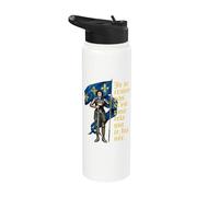 French I Am Not Afraid. I Was Born To Do This. Jeanne d'Arc Stainless Steel Insulated Water Bottle