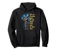French I Am Not Afraid. I Was Born to Do This. Jeanne d'arc Sweat à Capuche