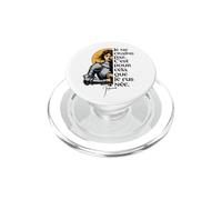 French I Am Not Afraid I Was Born to Do This Jeanne of Arc PopSockets PopGrip pour MagSafe