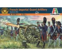 FRENCH IMPERIAL GUARD ARTILLERY (Waterloo) - ITALERI 1/72 PLASTIC KIT