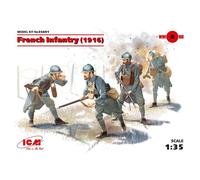 ICM Maquette plastique 035691 – Infanterie française 1/35 Première Guerre mondiale