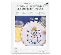 French Kits Les Broderie décorative - Sa Majesté L’Ours