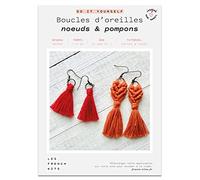French Kits Les DIY - Boucles d’oreilles - Noeuds & Pompons
