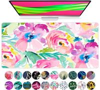 French Koko Grand Tapis de Souris - Tapis de Bureau - Clavier - Essentiels Scolaires - Décoration de Bureau - Grand Protecteur d'ordinateur Portable - Accessoires d'ordinateur - Joli Tapis de Souris
