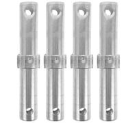 French标题 : Lot De 4 Goupilles De Couplage Pour ÉChafaudage, Connecteurs En Acier Q195, Accessoires Robustes Avec Connecteurs GalvaniséS, DiamèTre 36mm, Espacement 8cm, IdéAl Pour La SéCurité