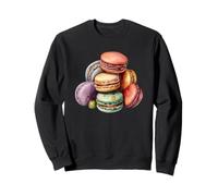 French Macaron Design Womens Baking Graphic for Mom Sweatshirt