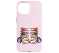 French Macaron Graphic Art for Women Girl and Baking Teacher Coque pour iPhone 15