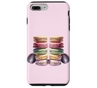 French Macaron Graphic Art for Women Girl and Baking Teacher Coque pour iPhone 7 Plus/8 Plus