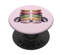 French Macaron Graphic Art for Women Girl and Baking Teacher PopSockets PopGrip Adhésif