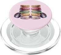 French Macaron Graphic Art for Women Girl and Baking Teacher PopSockets PopGrip pour MagSafe