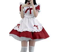 French Maid Robe de cosplay classique pour femme - Costume sexy Lolita - Oktoberfest - Uniforme d'école - Pour adulte - Halloween - Carnaval - Robe de fête