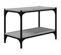 @FRENCH Meuble TV - TOP VENTES - Armoire Basse Télé Sonoma gris 60 x 33 x 41cm - Bois d'ingénierie et acier - Table de Télévision