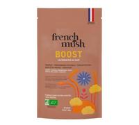 French Mush BOOST - Alternative Café aux Champignons Adaptogènes Bio : Lion’s Mane & Cordyceps - Focus, Énergie & Digestion - Alternative Végétale au Café Soluble - Fabriqué en France - 20 Doses