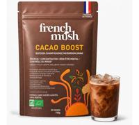 French Mush BOOST Cacao Champignon Adaptogène Bio Guarana - 20 Doses | Énergie, Focus & Digestion, Alternative Café, Lion's Mane, Cordyceps, Chaga, Maïtaké, Cacao Gourmand, Fabriqué en France