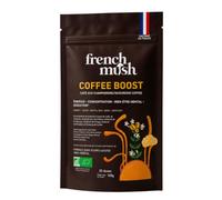 French Mush BOOST - Café Arabica Bio aux 5 Champignons : Lion’s Mane, Cordyceps, Chaga, Maïtaké, Pleurote - Énergie & Concentration - Sans Sucres Ajoutés - Fabriqué en France - 20 doses