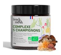 French Mush Complexe 5 Champignons Bio Poudre - 30 g Vegan