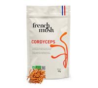 French Mush Cordyceps Bio Poudre - 90 g Vegan | Énergie, Vitalité, Performances Physiques, Champignon Adaptogène, Doypack, Se Mélange aux Boissons, Testé en Laboratoire