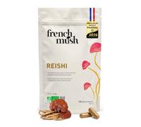 French Mush Reishi Bio - 168 Gélules Vegan | Sommeil Réparateur, Sérénité, Apaisant, Ganoderma lucidum, Extrait Puissant, Testé en Laboratoire, Fabriqué en France