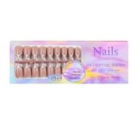French Nails Lot de 150 faux ongles réutilisables et pratiques pour les amateurs de mode confortables à porter au quotidien