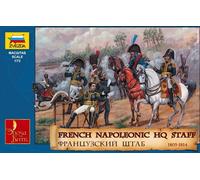 FRENCH NAPOLEONIC HQ STAFF 1805-1814 - ZVEZDA 1/72 PLASTIC KIT