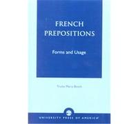 French Prepositions Trudie Maria Booth (Auteur)