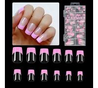 French Press On unique et sûr - Pas besoin de limer les faux ongles - Améliorations d'inspiration européenne
