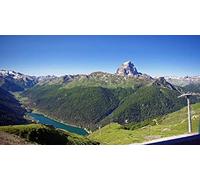 French Pyrenees Natural Landscape Diy 5D Diamond Painting By Number Unique Kits Home Wall Decor Crystal Rhinestone Wall Decor 50x60cm