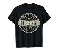 French Quarter Bourbon Street La Nouvelle-Orléans Est 1718 Millésime T-Shirt