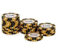 FRENCH RIVIERA Rouleau 25 jetons Gold 100$