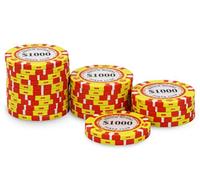 FRENCH RIVIERA Rouleau 25 jetons Gold 1000$