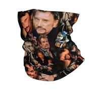 French Rock Legend Johnny Hallyday Bandana d'hiver coupe-vent pour femme