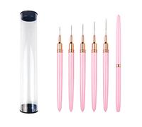 French Stripe Nail Art Liner Set Tips Ultra-Thin Line Drawing Pen Stripes-UV Gel Painting Brushes Manicure Tools Magical Water Painting Pens Fine Tip Waterproof Nail Art Liner Brushes 3D